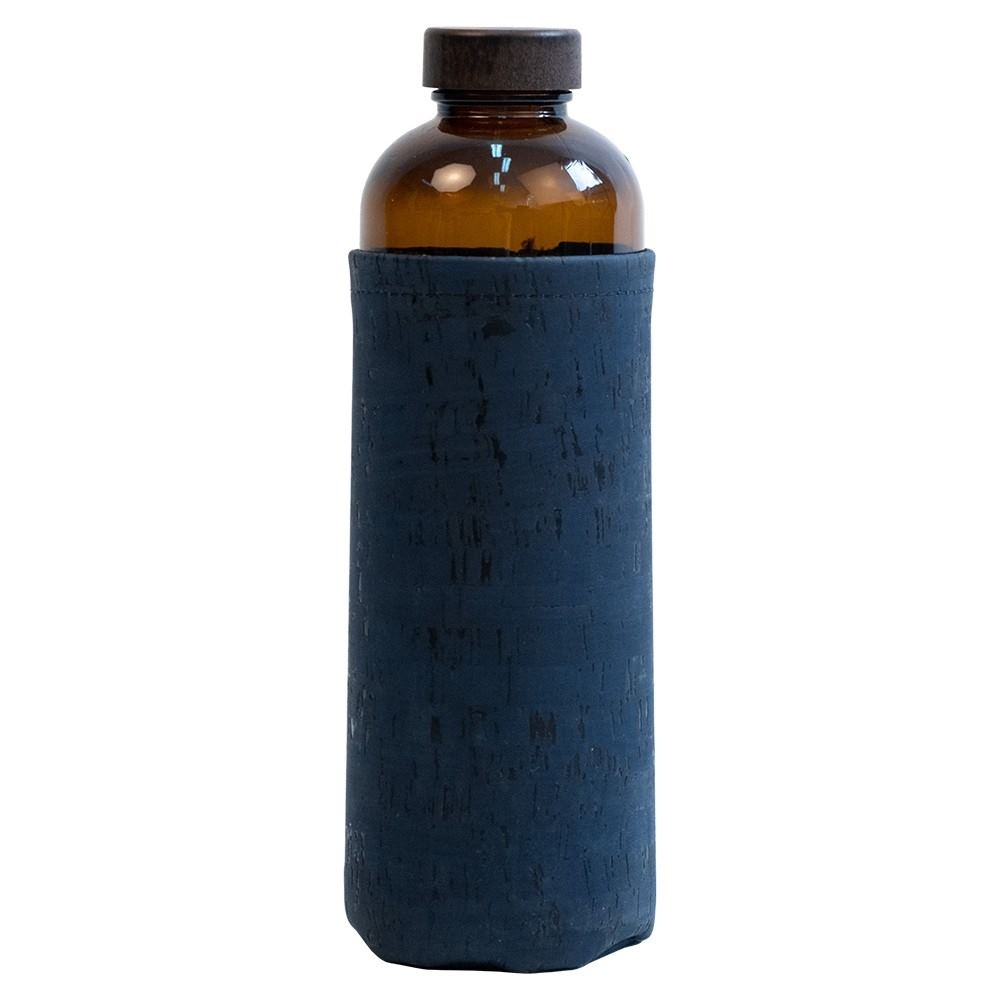 Bouteille verre 600mL et housse liège - ECOB 11