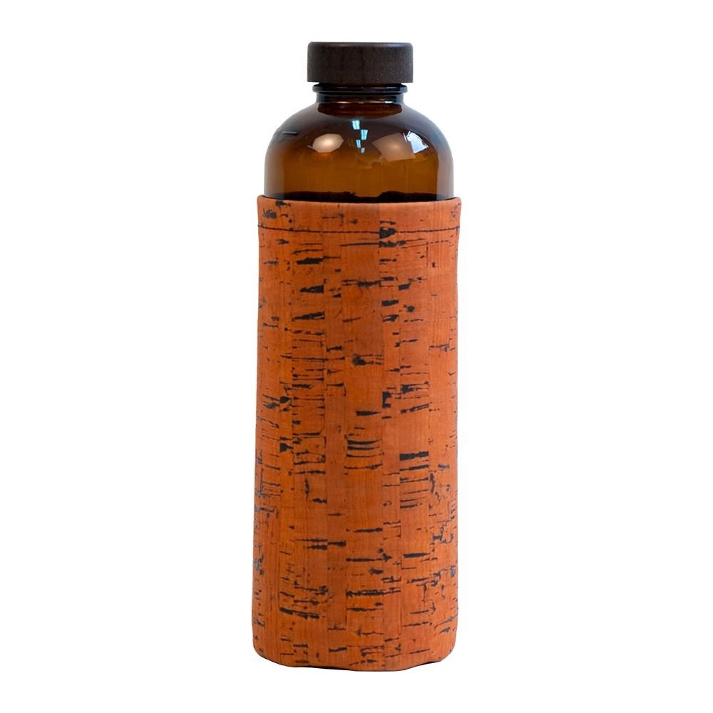 Bouteille verre 600mL et housse liège - ECOB 9