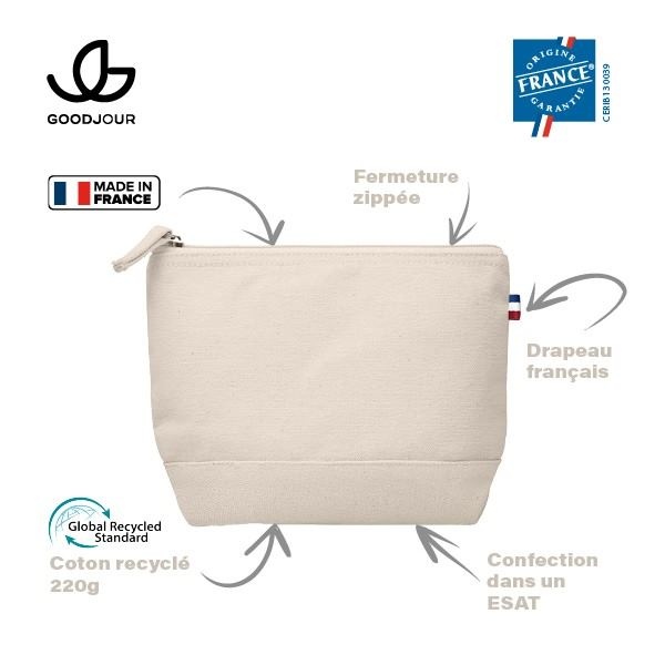 Trousse coton 220g fabriqué en France - Goodjour 4