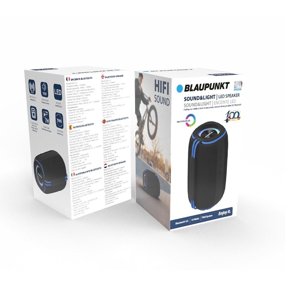 Enceinte Sound&amp;Light Bluetooth 15 W  - Blaupunkt 5