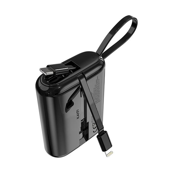 Batterie 10 000 mAh avec câbles intégrés  - KAYFI 5