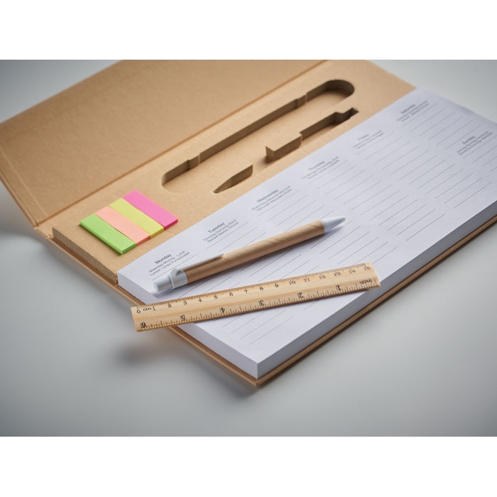 Agenda hebdomadaire de bureau - MEMWEEK 6