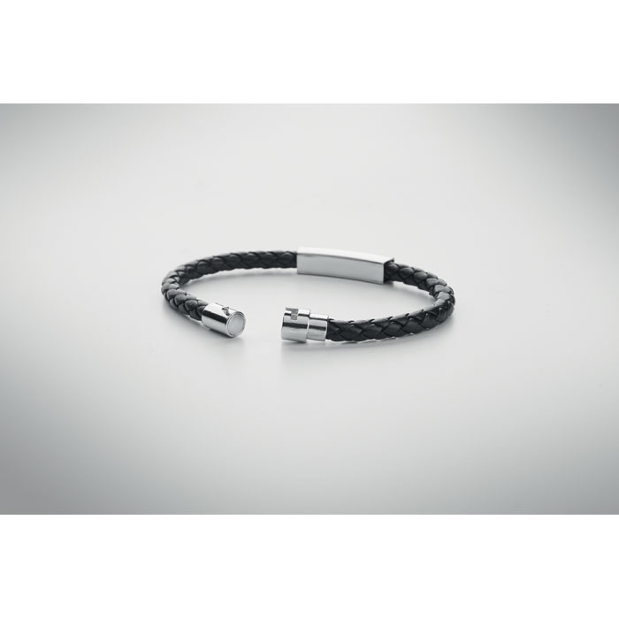 Bracelet tressé en simili cuir - FAULETI 3