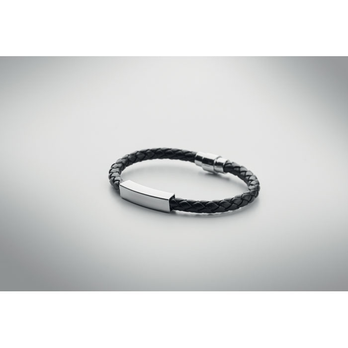 Bracelet tressé en simili cuir - FAULETI 6
