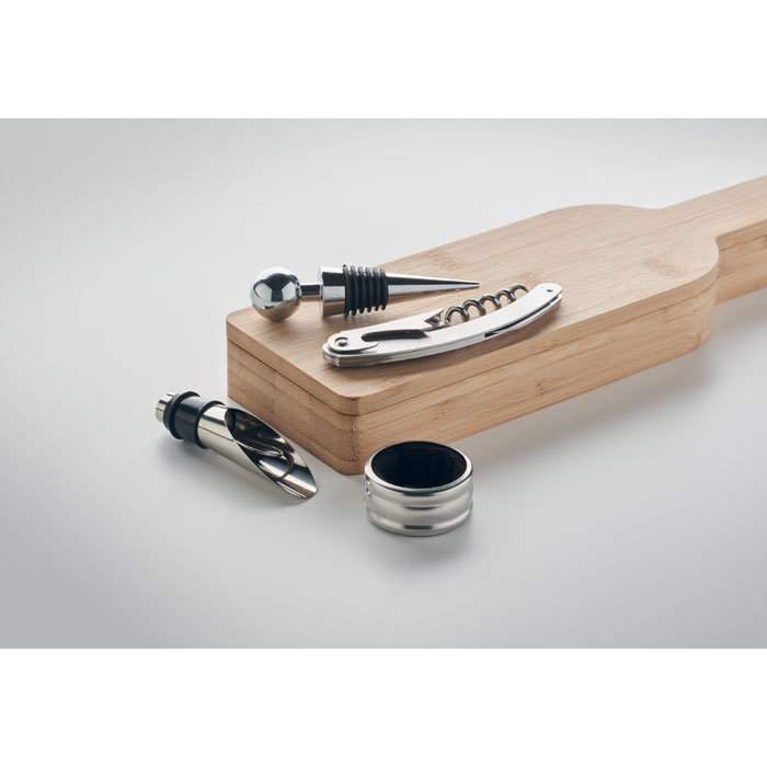 Set de vin forme de bouteille - VINOVAULT SET 5