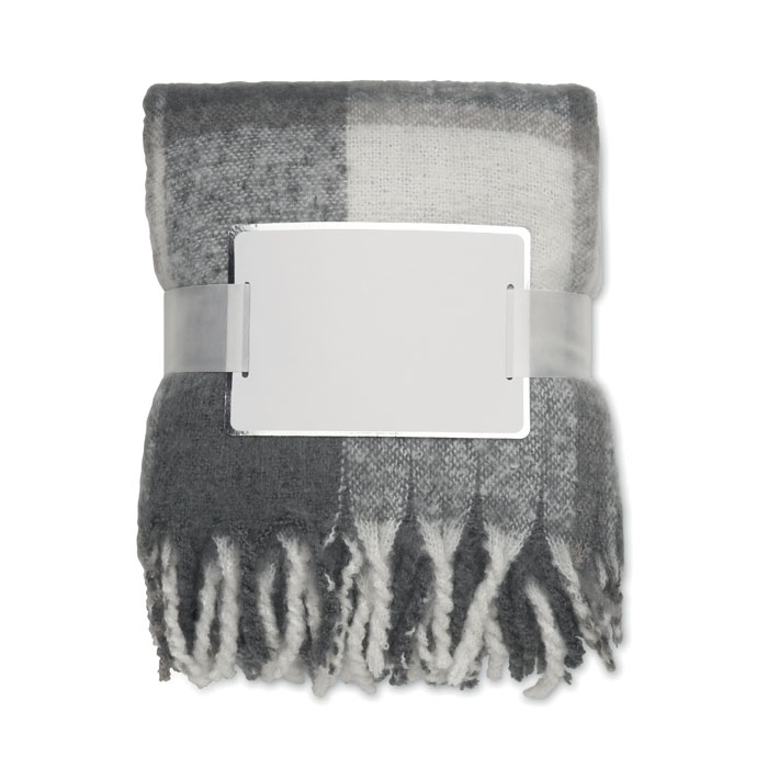 Couverture en mohair à carreaux - QUET 4
