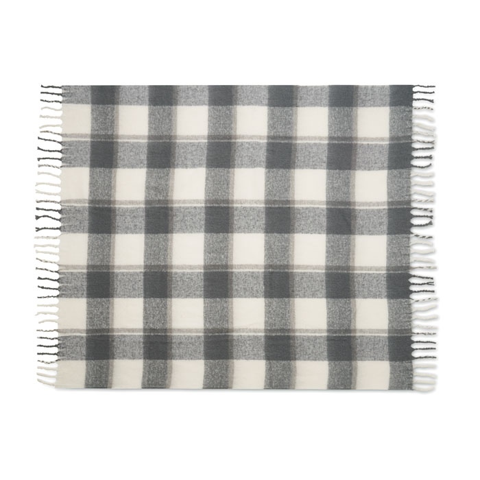 Couverture en mohair à carreaux - QUET 6
