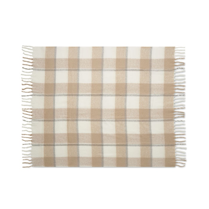 Couverture en mohair à carreaux - QUET 7