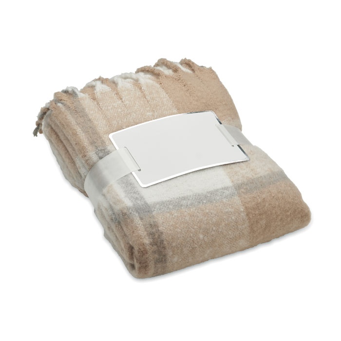 Couverture en mohair à carreaux - QUET 9
