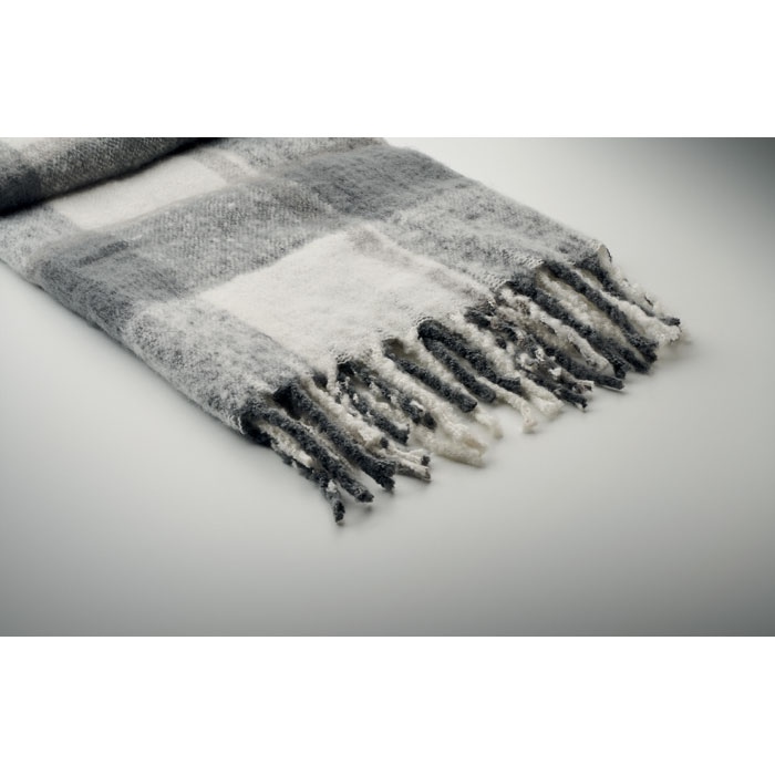 Couverture en mohair à carreaux - QUET 10