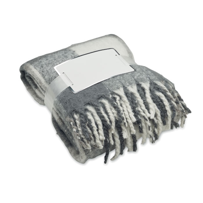 Couverture en mohair à carreaux - QUET 2