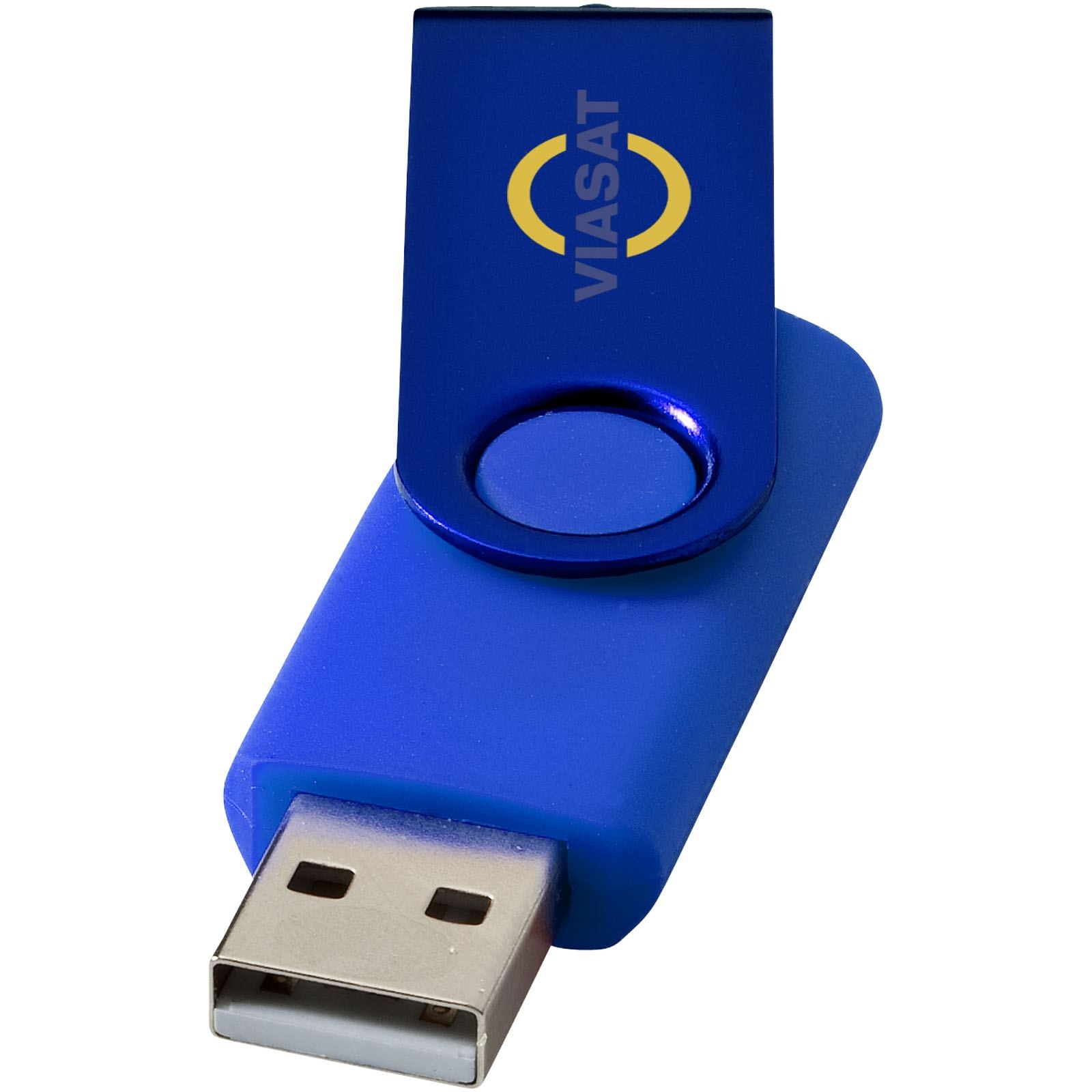 Clé USB rotative métallisée 22