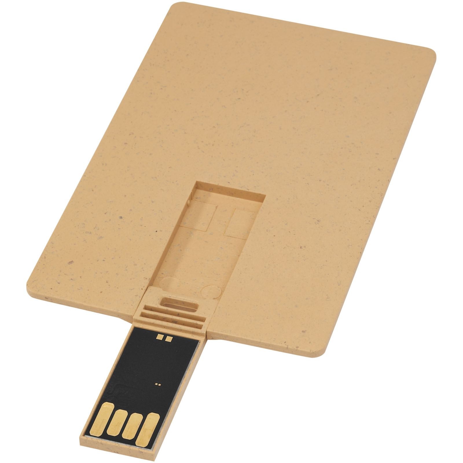 Clé USB biodégradable rectangulaire en forme de carte de crédit 2