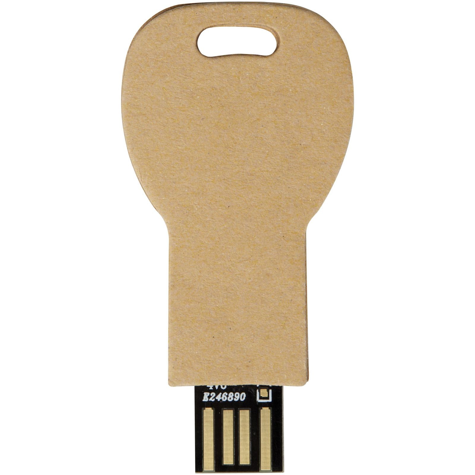 Clé USB 2.0 en papier recyclé en forme de clé 3