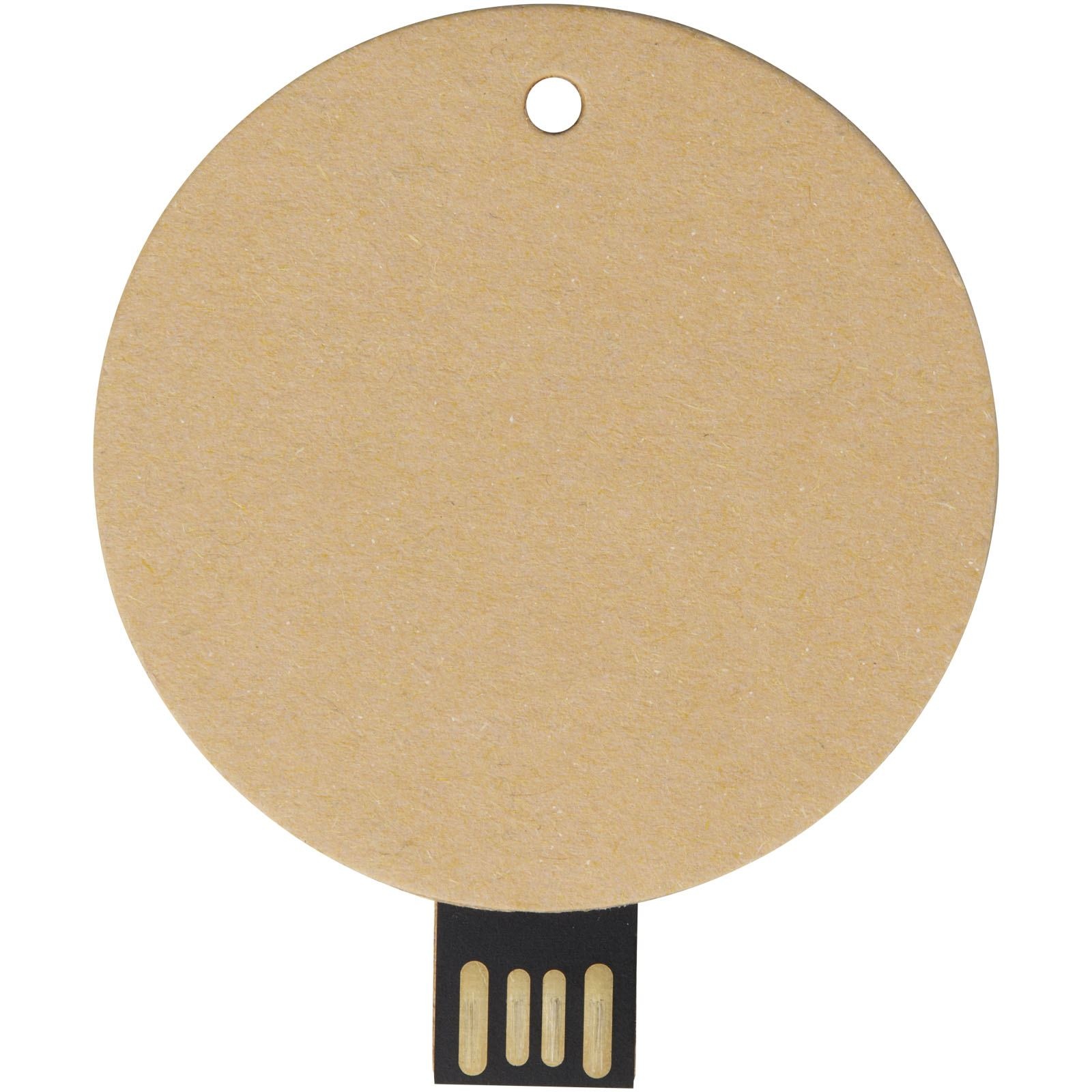 Clé USB 2.0 ronde en papier recyclé 3