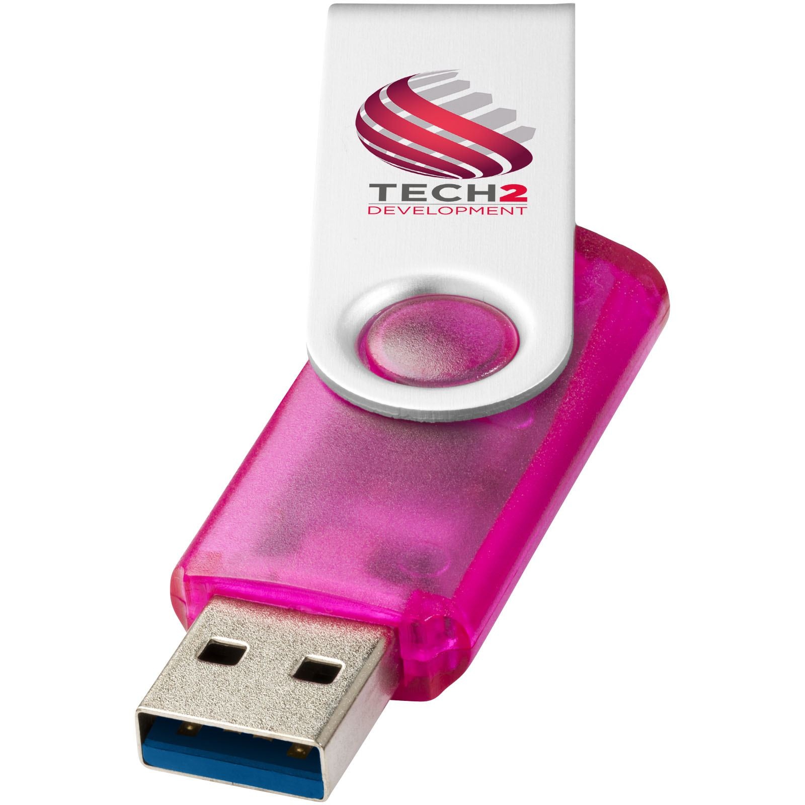 Clé USB 3.0 Rotate translucide 15
