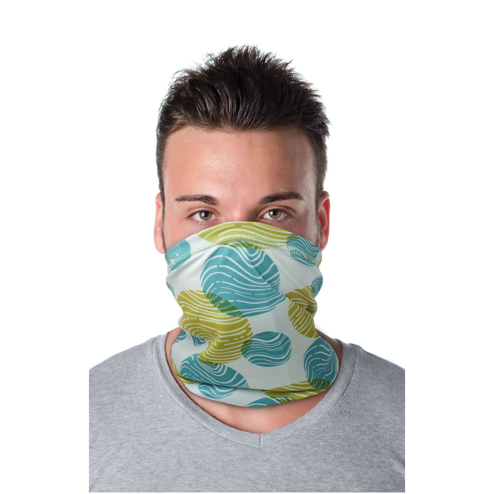 Écharpe multi-usages Mia avec impression par sublimation, technologie Coolmax et ourlets 2