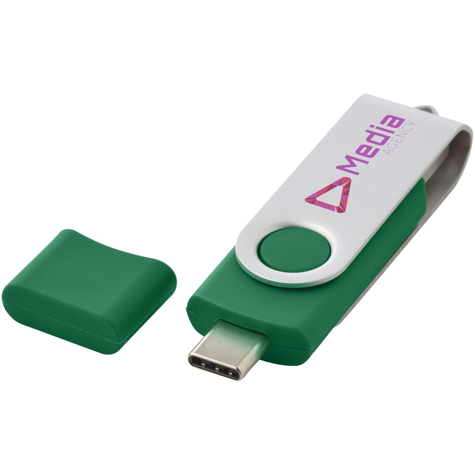 Clé USB-C rotative OTG 18