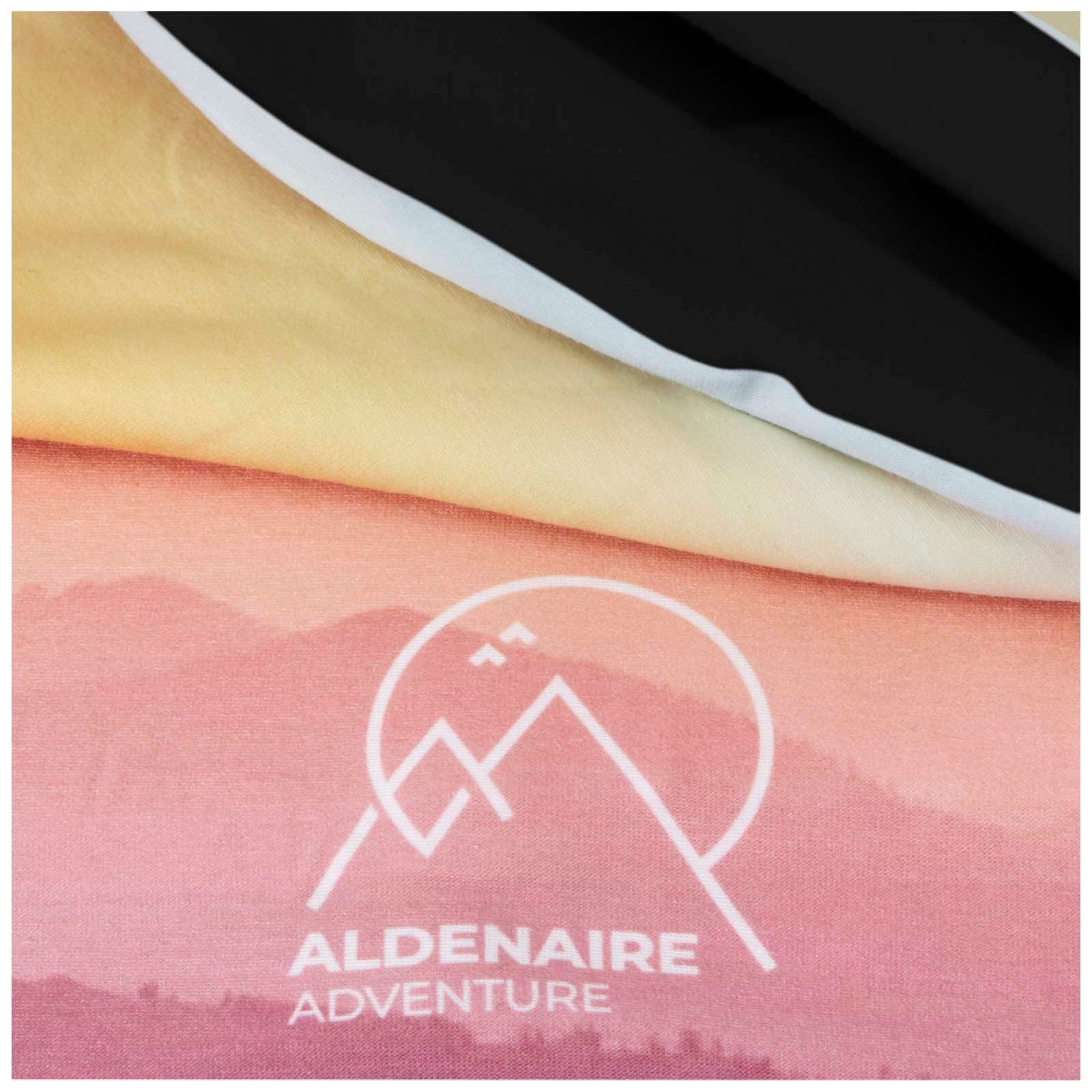 Foulard multi-usages Zoya en RPET avec impression par sublimation, ourlets et couche en polaire 17