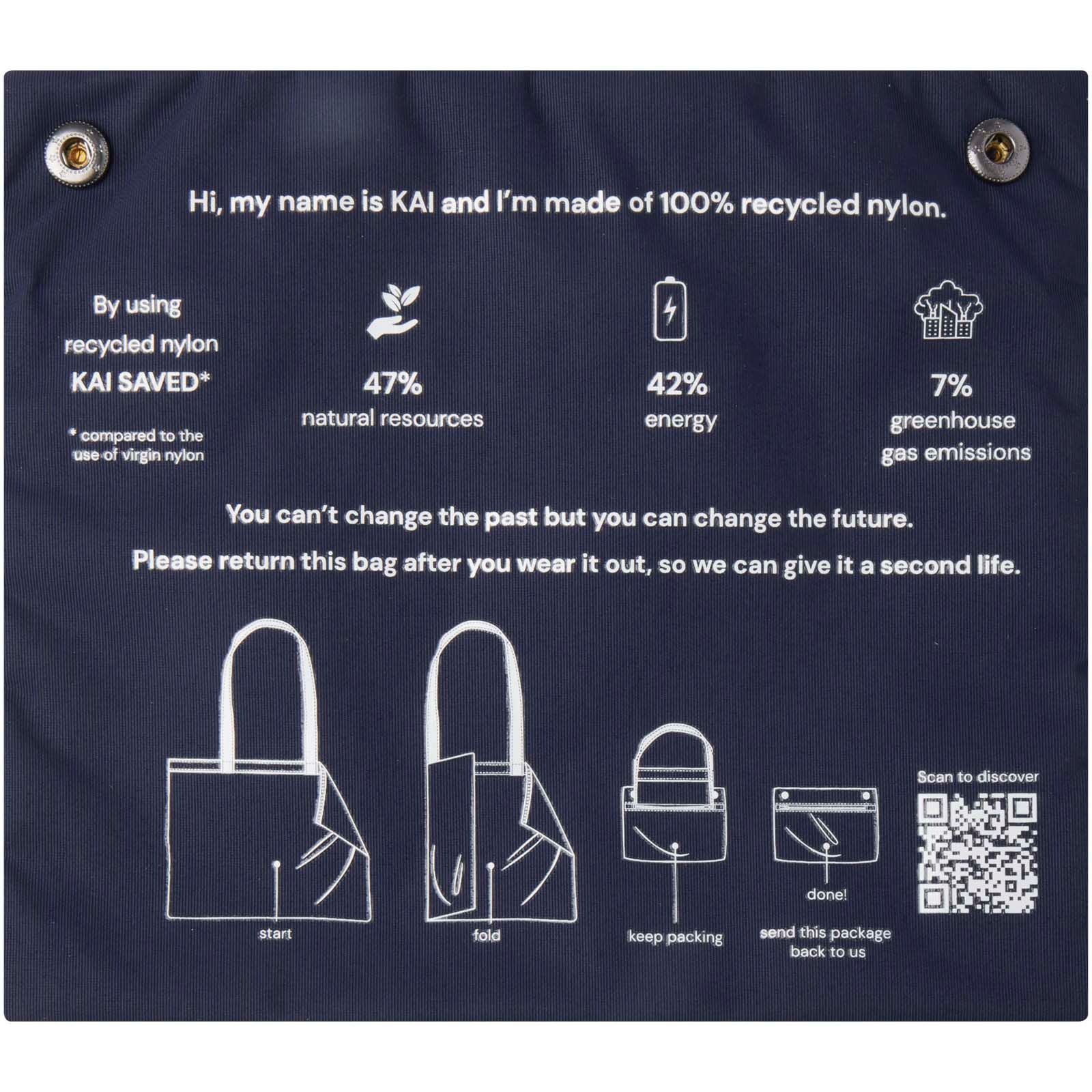Sac shopping circulaire recyclé GRS Kai 11