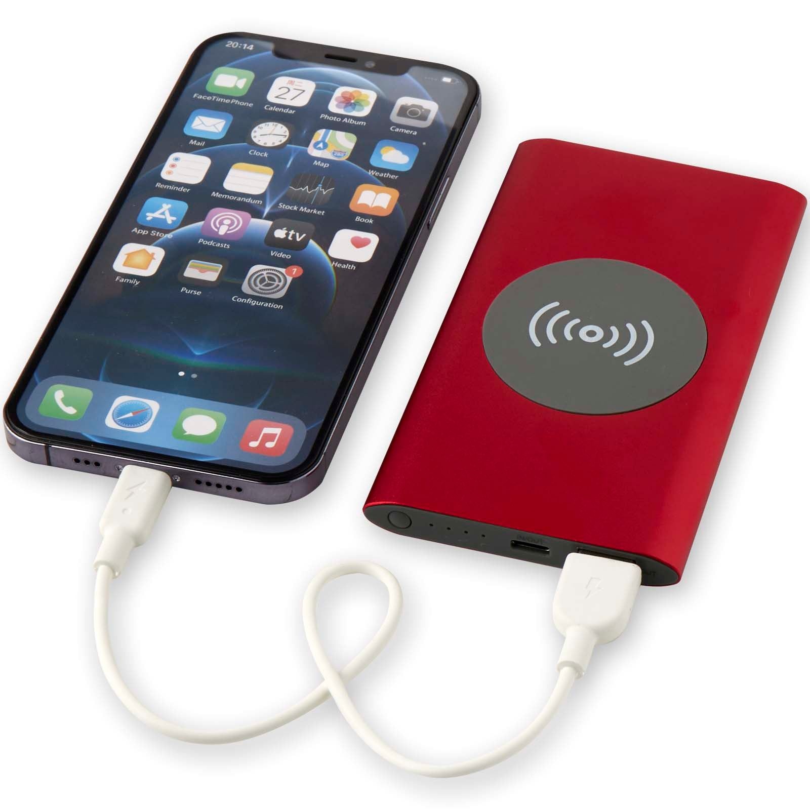Batterie de secours sans fil en aluminium recyclé Juice type-C de 4 000 mAh 23