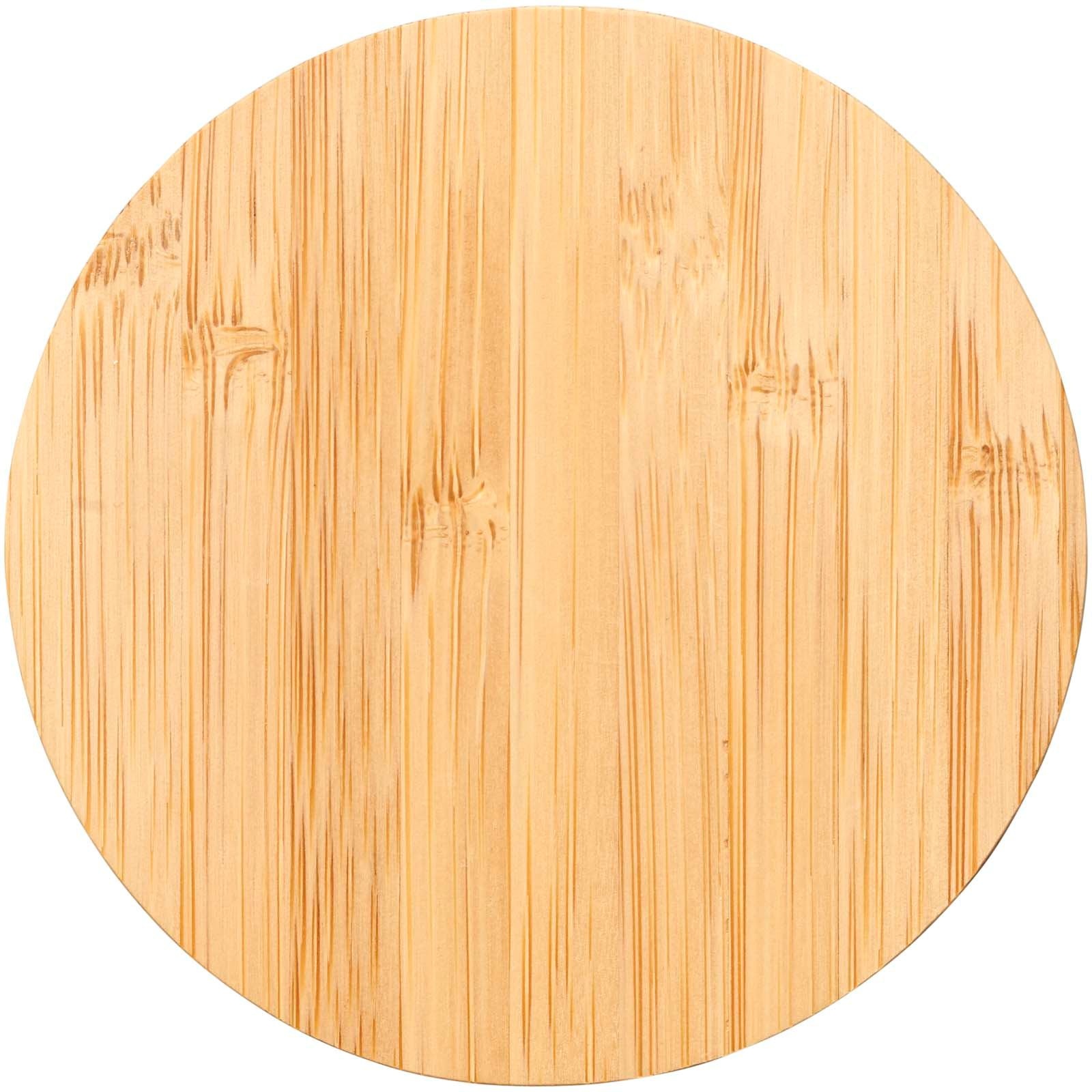 Tapis de charge sans fil en bambou Essence de 15 W 3