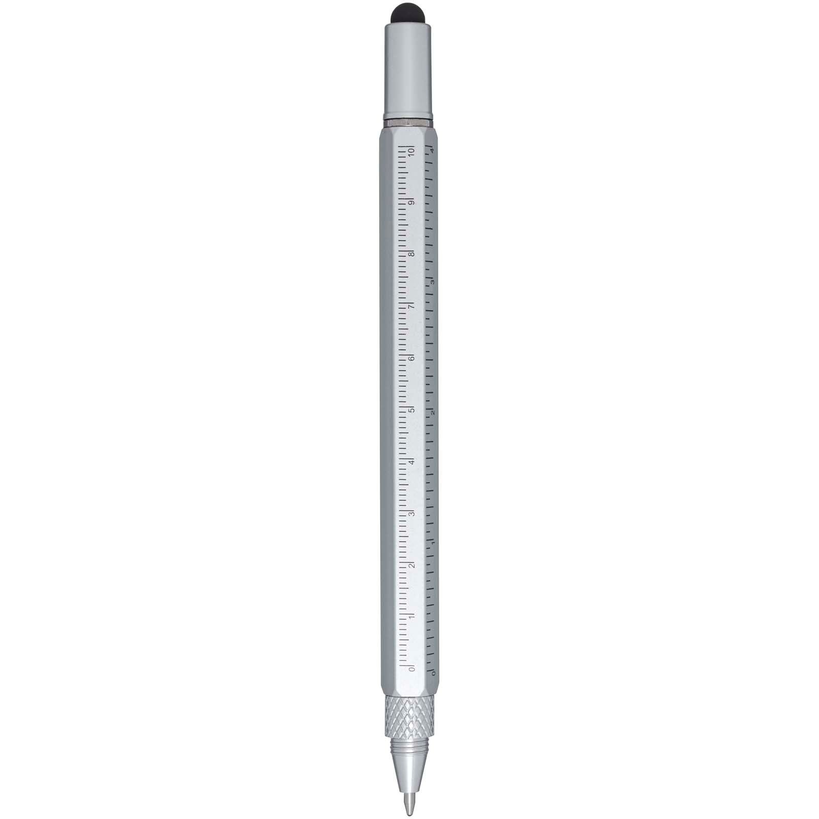 Stylo multifonction Dora en aluminium recyclé (encre noire) 5