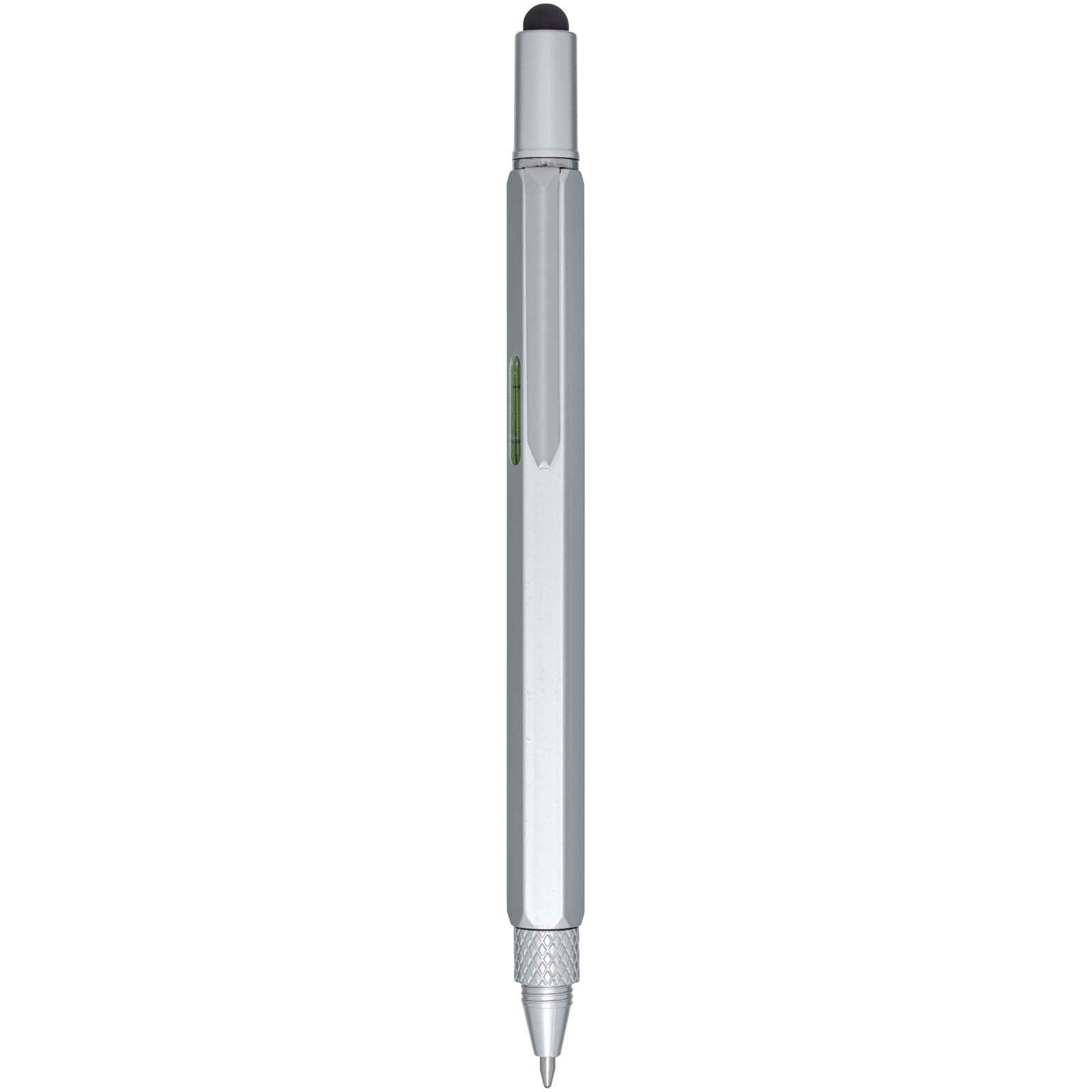 Stylo multifonction Dora en aluminium recyclé (encre noire) 2