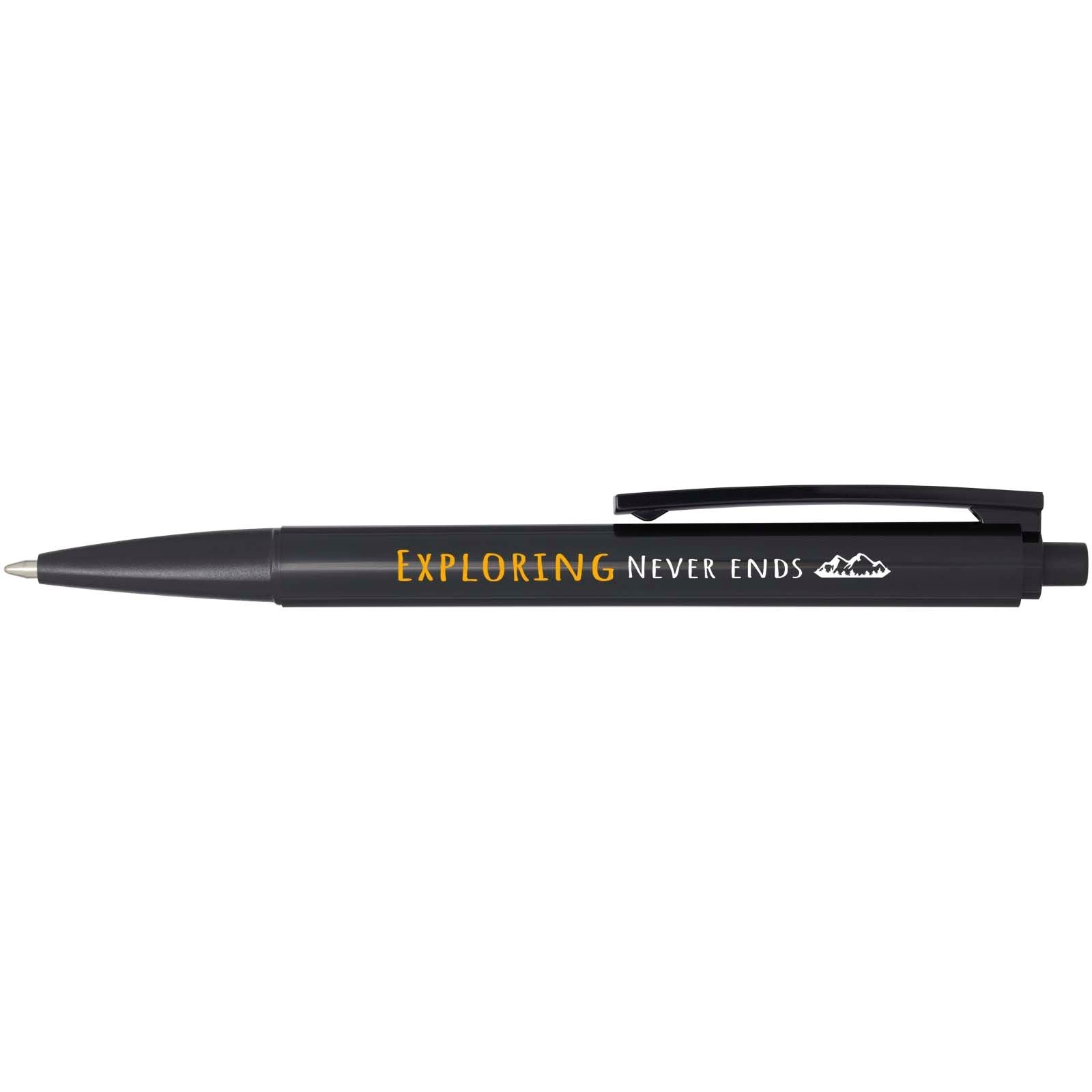 Stylo bille Elsa en plastique recyclé (encre noire) 9