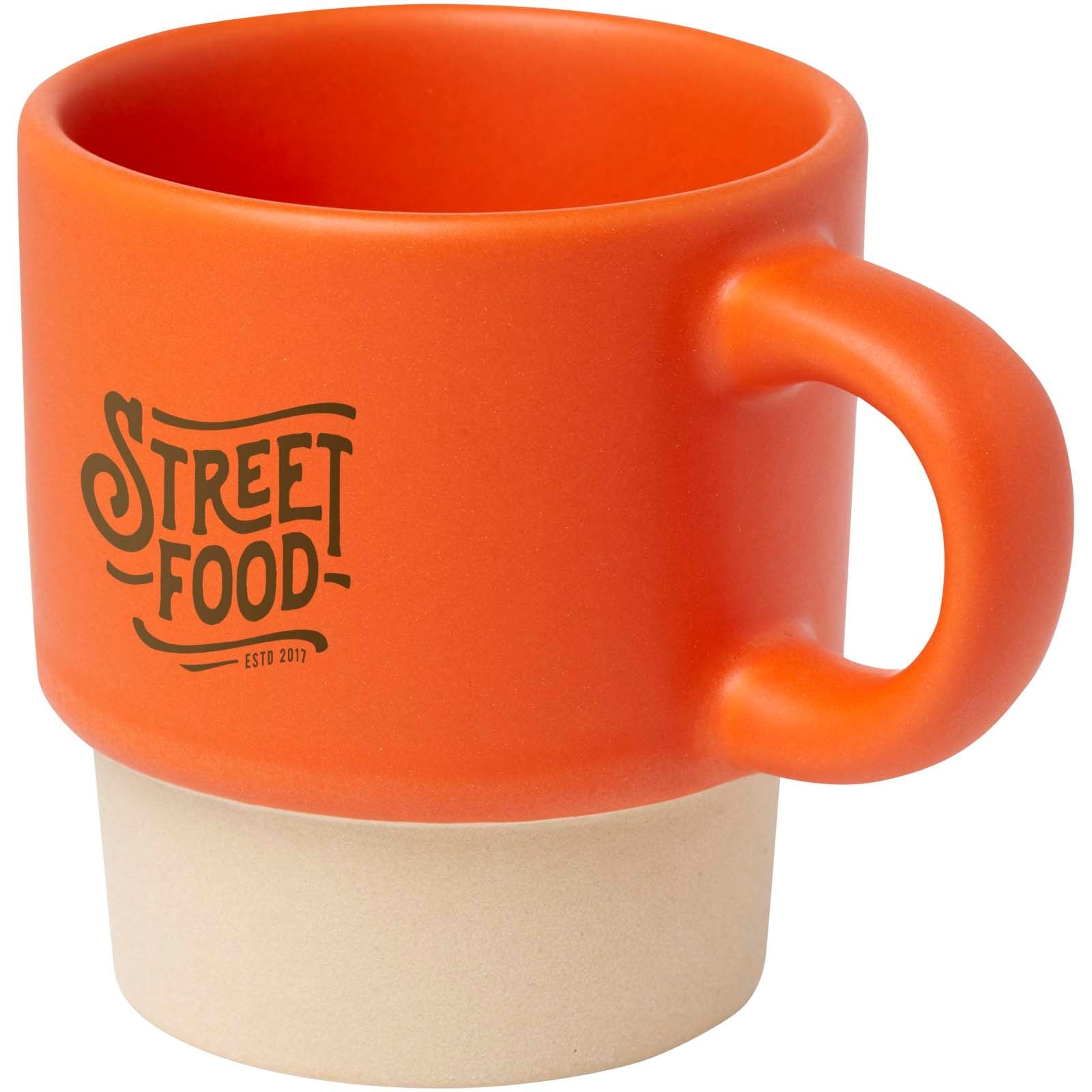 Tasse à espresso empilable Olympia de 130 ml avec fond en argile 12