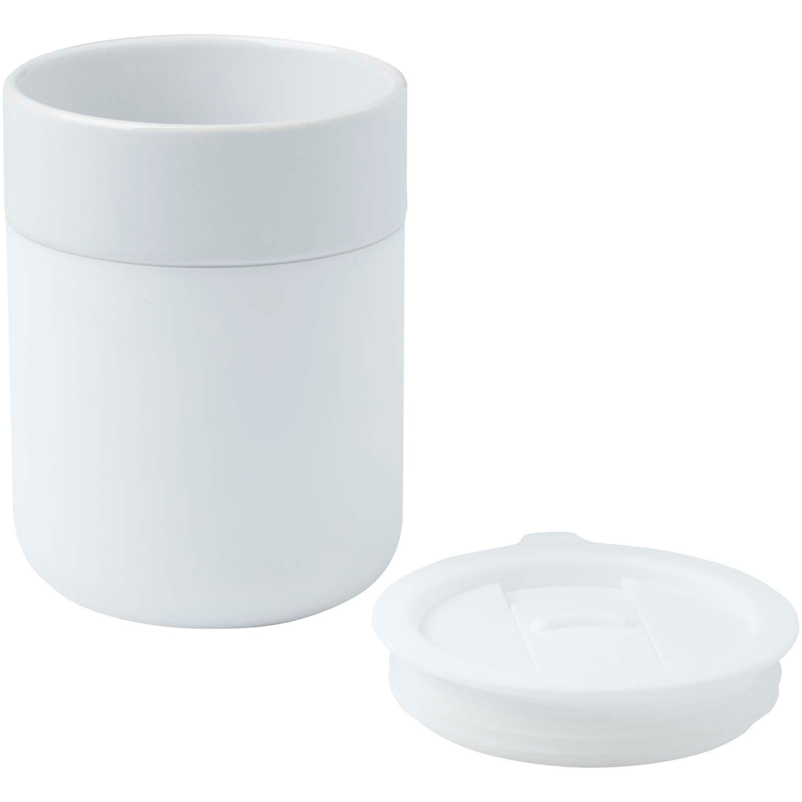 Gobelet en céramique Java de 330 ml avec revêtement en silicone et couvercle en plastique 17