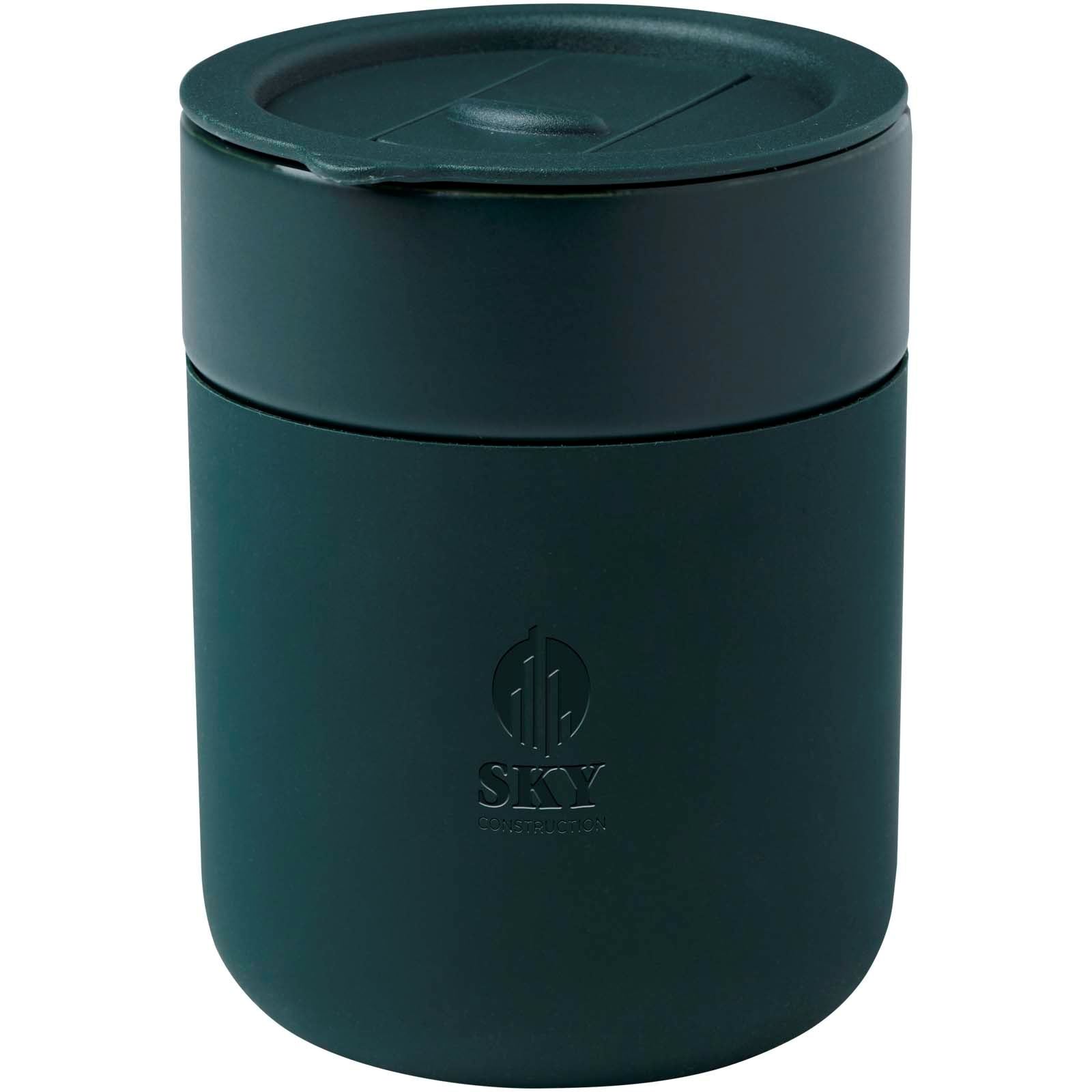 Gobelet en céramique Java de 330 ml avec revêtement en silicone et couvercle en plastique 12