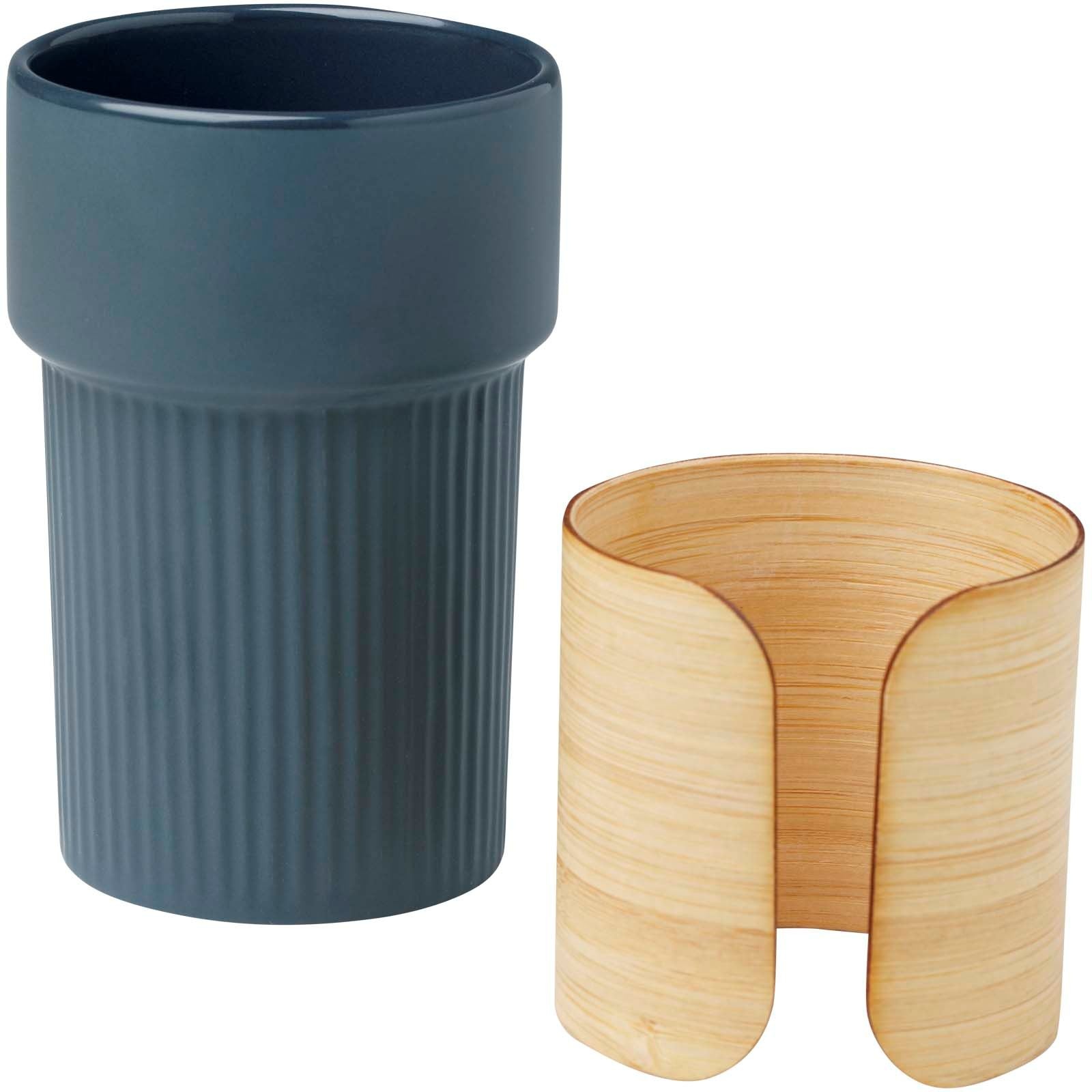 Gobelet Fika de 340 ml avec couvercle en bambou 15