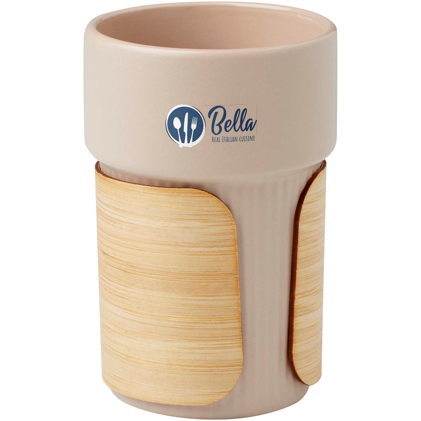 Gobelet Fika de 340 ml avec couvercle en bambou 12