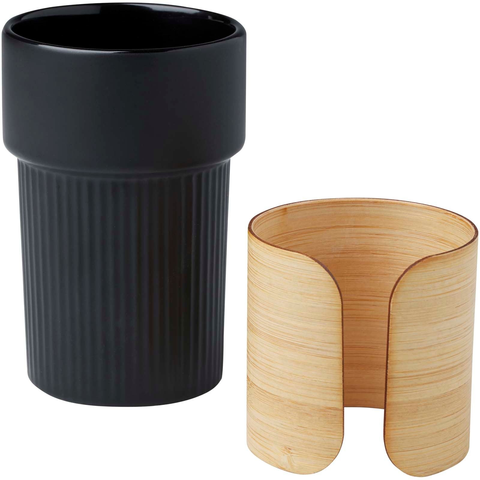 Gobelet Fika de 340 ml avec couvercle en bambou 14
