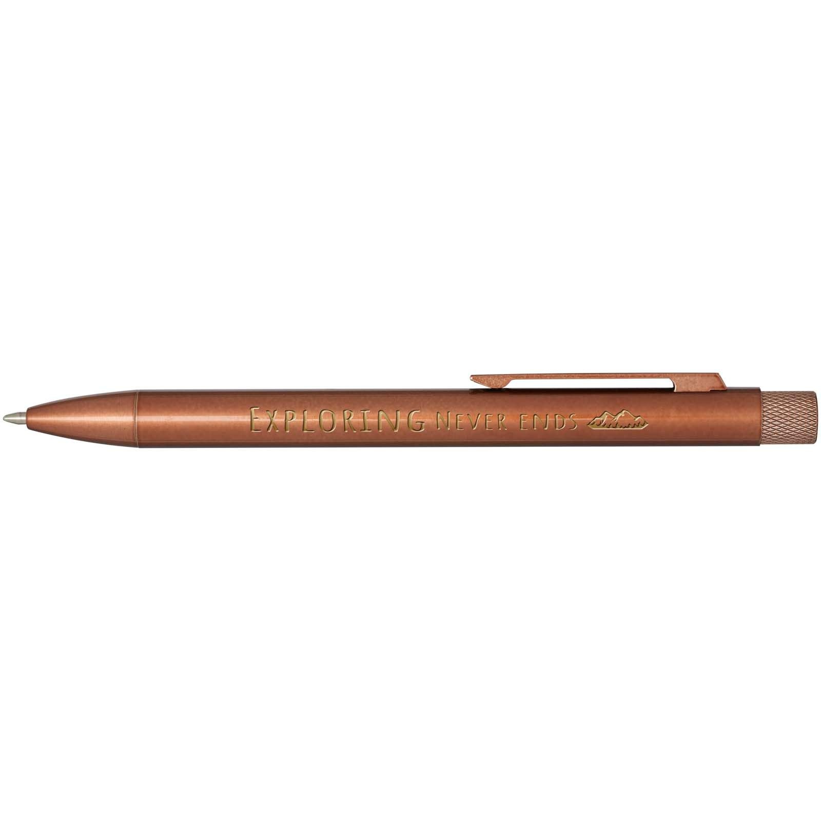 Stylo bille en laiton recyclé Beatriz (encre noire) 12