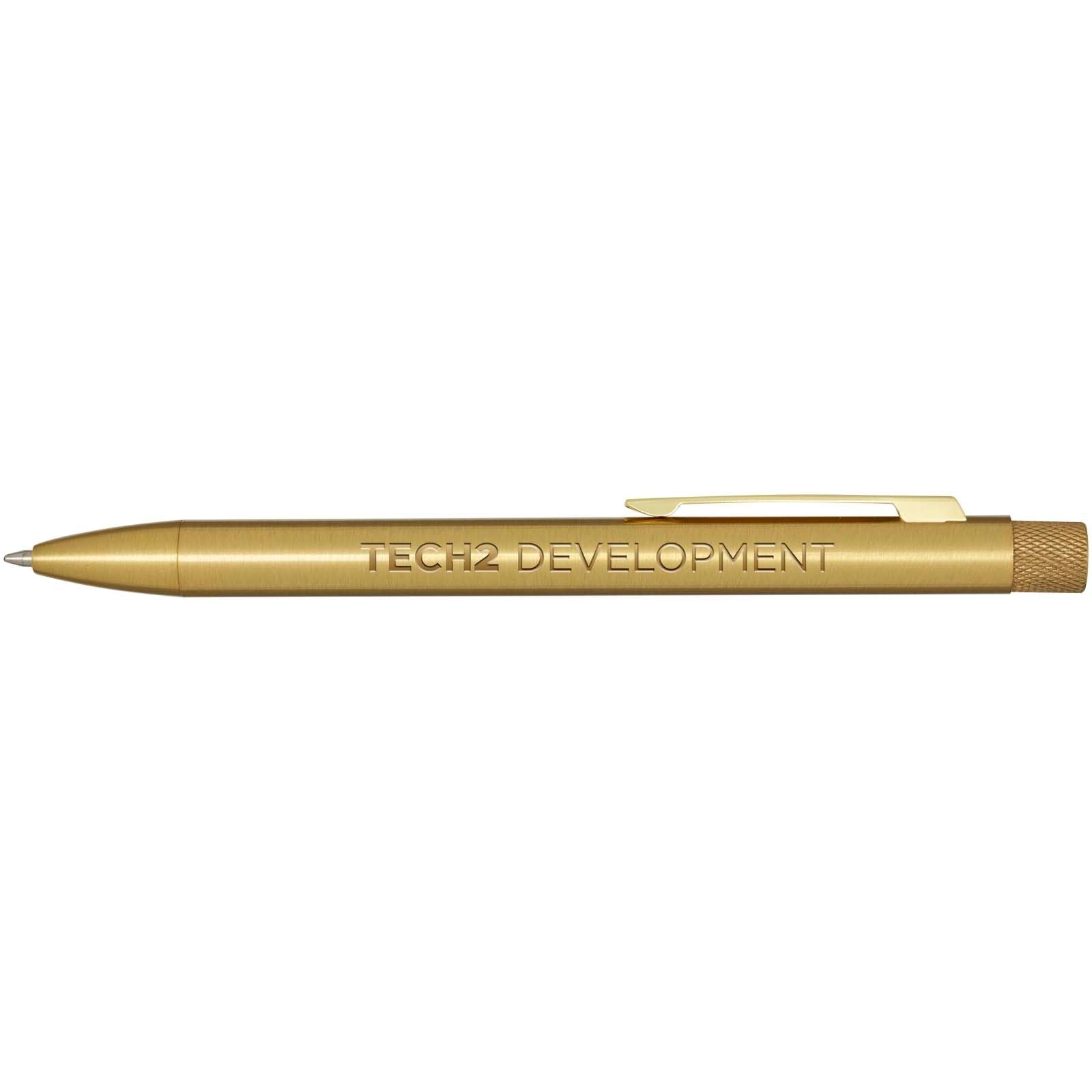 Stylo bille en laiton recyclé Beatriz (encre noire) 13