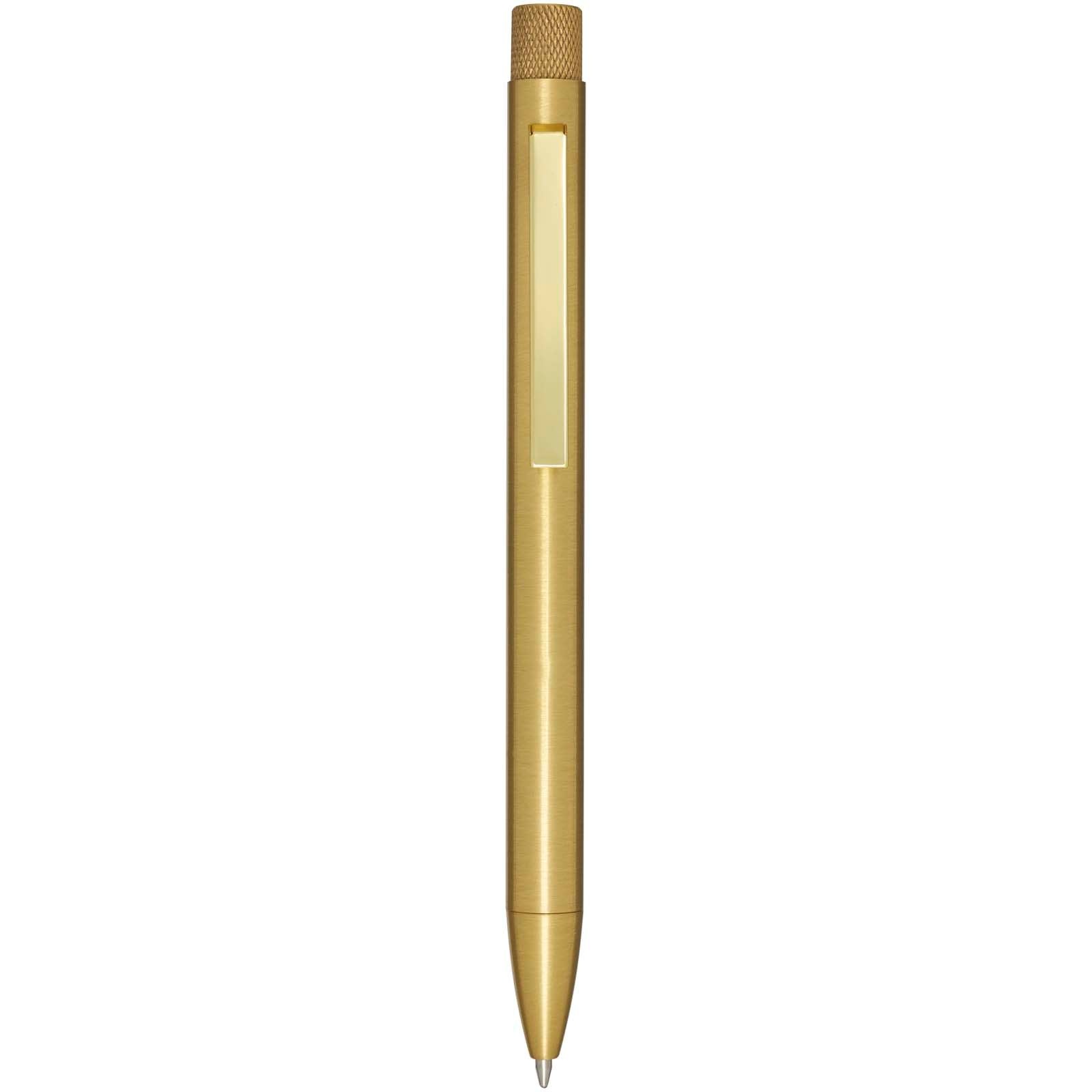 Stylo bille en laiton recyclé Beatriz (encre noire) 5
