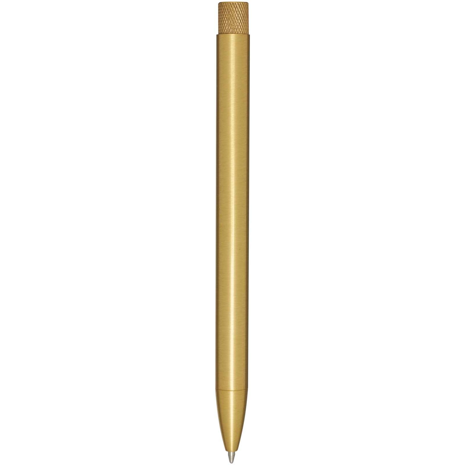 Stylo bille en laiton recyclé Beatriz (encre bleue) 17