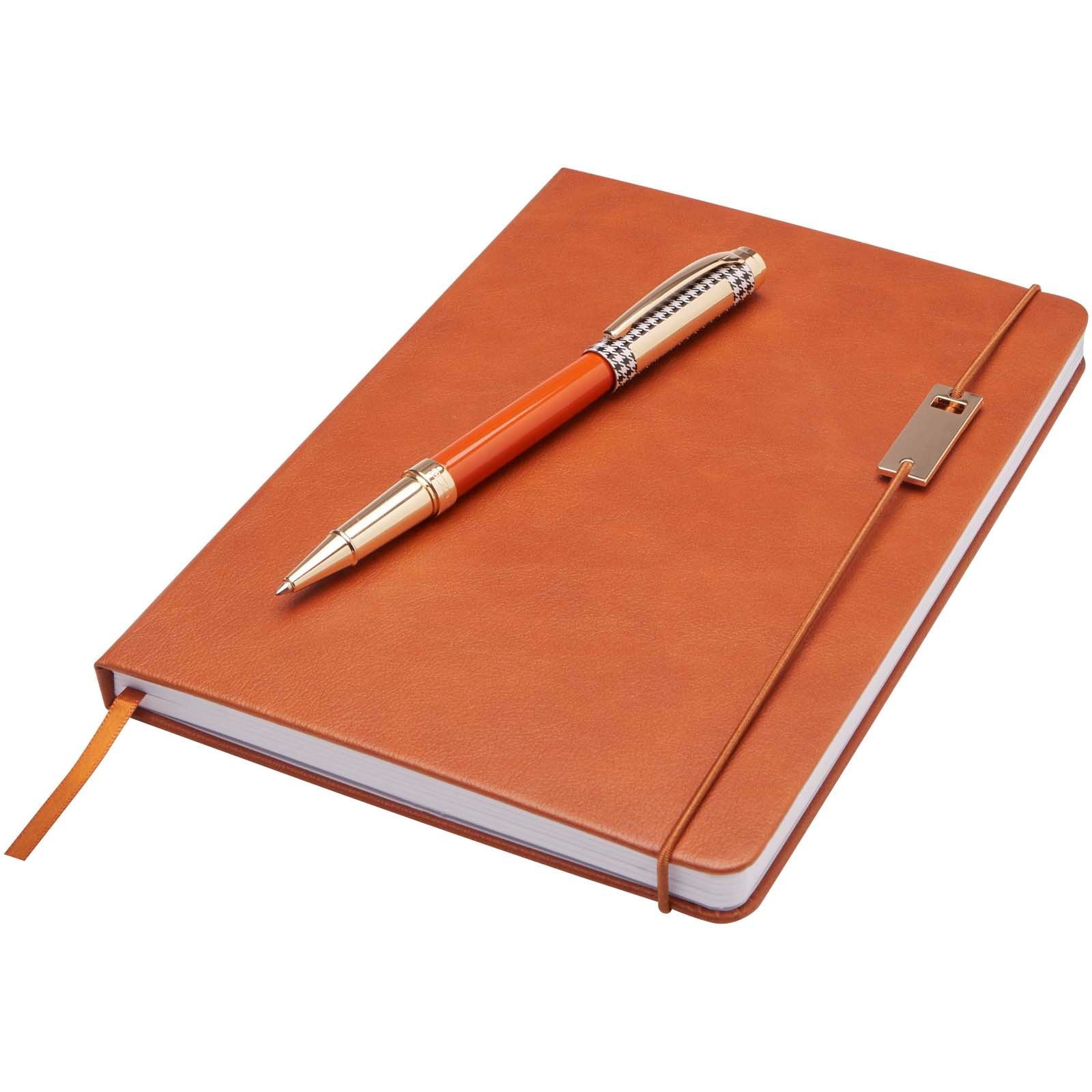Ensemble Legato comprenant carnet A5, stylo bille et stylo roller (encre bleue) 11