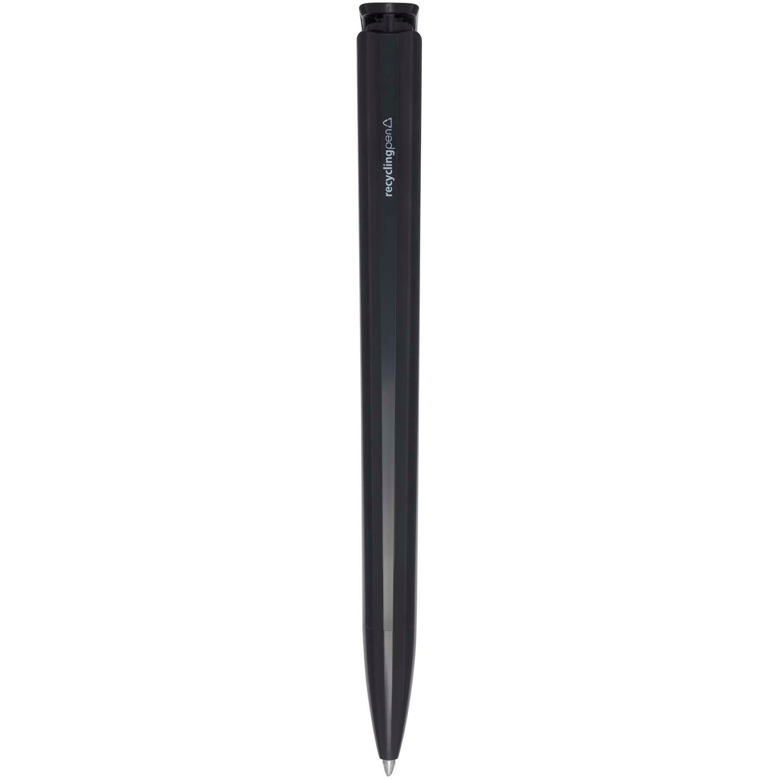 Stylo bille en plastique recyclé Lucia (encre bleue) 20