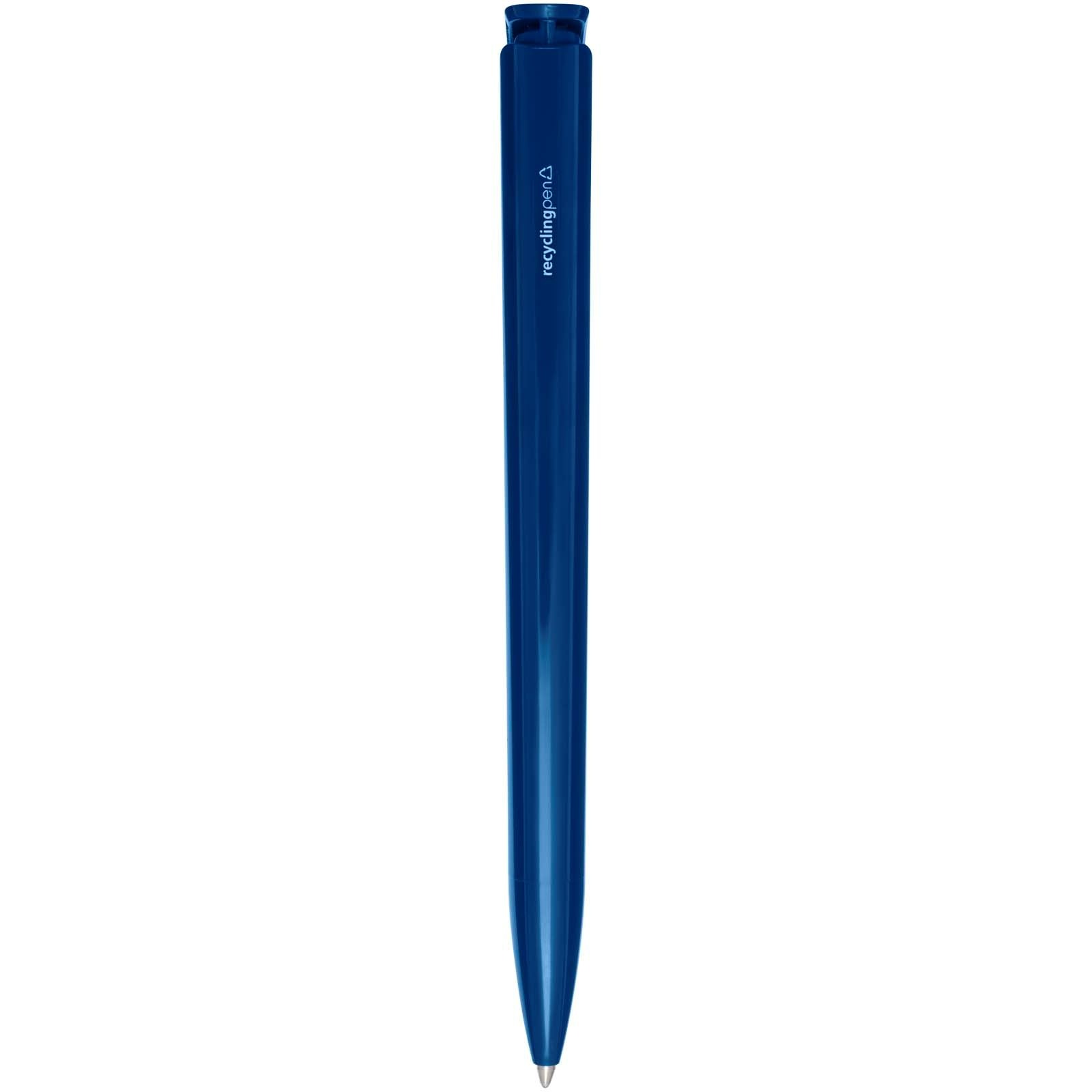 Stylo bille en plastique recyclé Lucia (encre noire) 21
