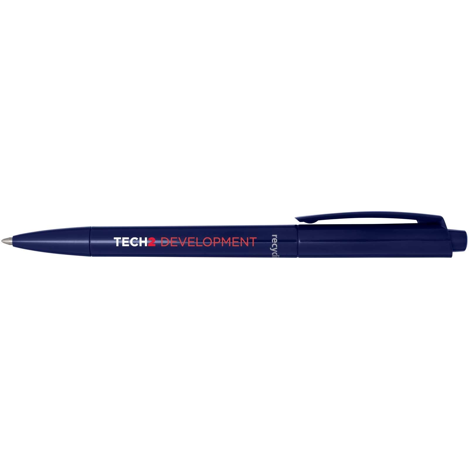 Stylo bille en plastique recyclé Martha (encre bleue) 17