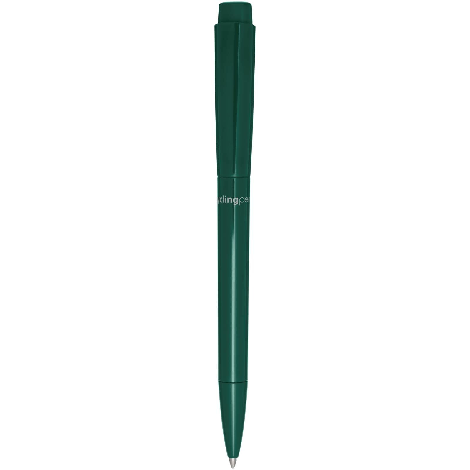 Stylo bille en plastique recyclé Martha (encre bleue) 21