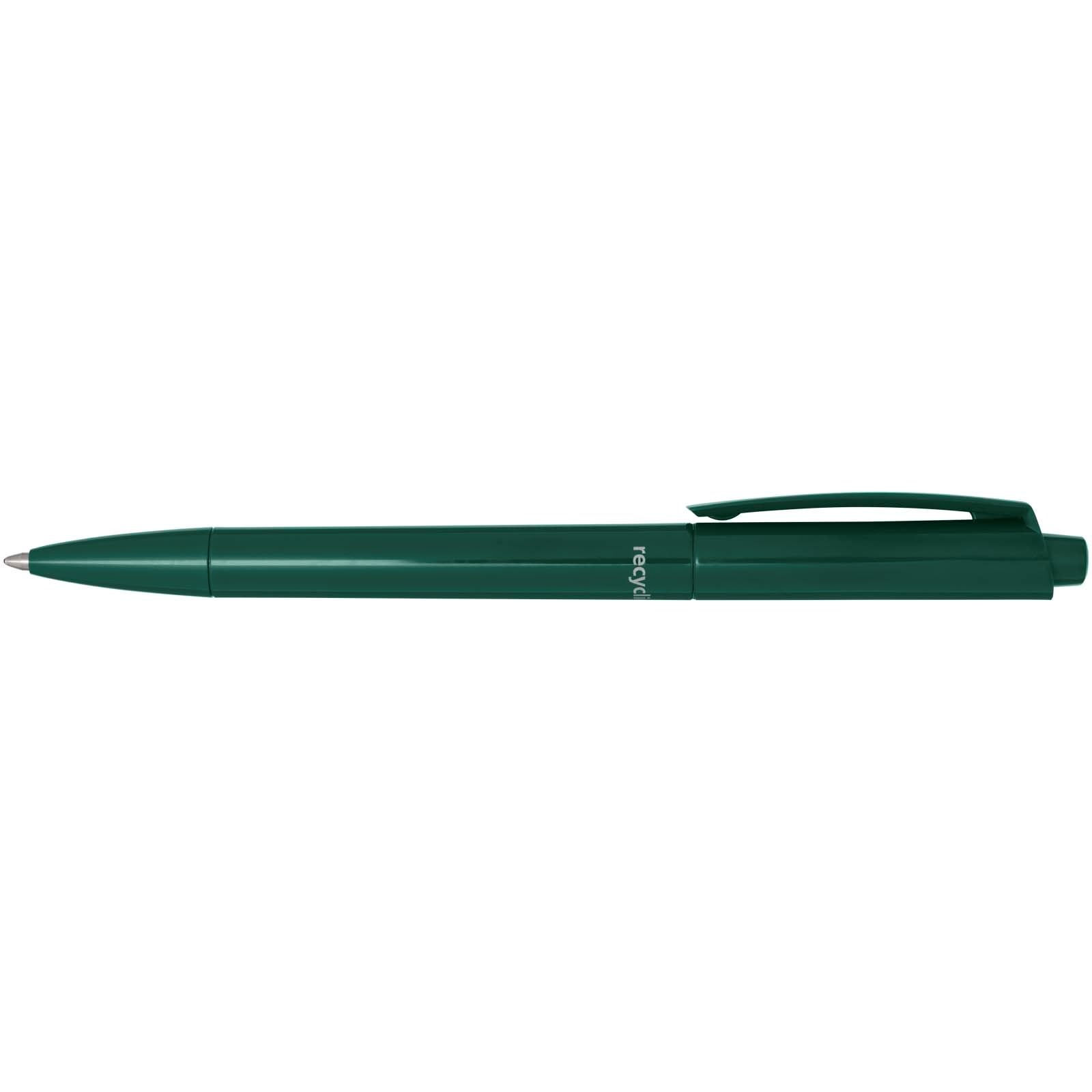 Stylo bille en plastique recyclé Martha (encre bleue) 9