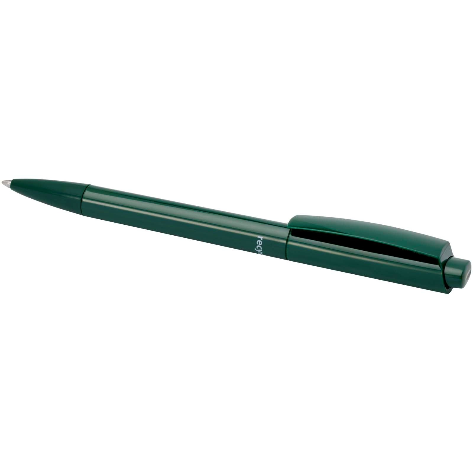 Stylo bille en plastique recyclé Martha (encre bleue) 27
