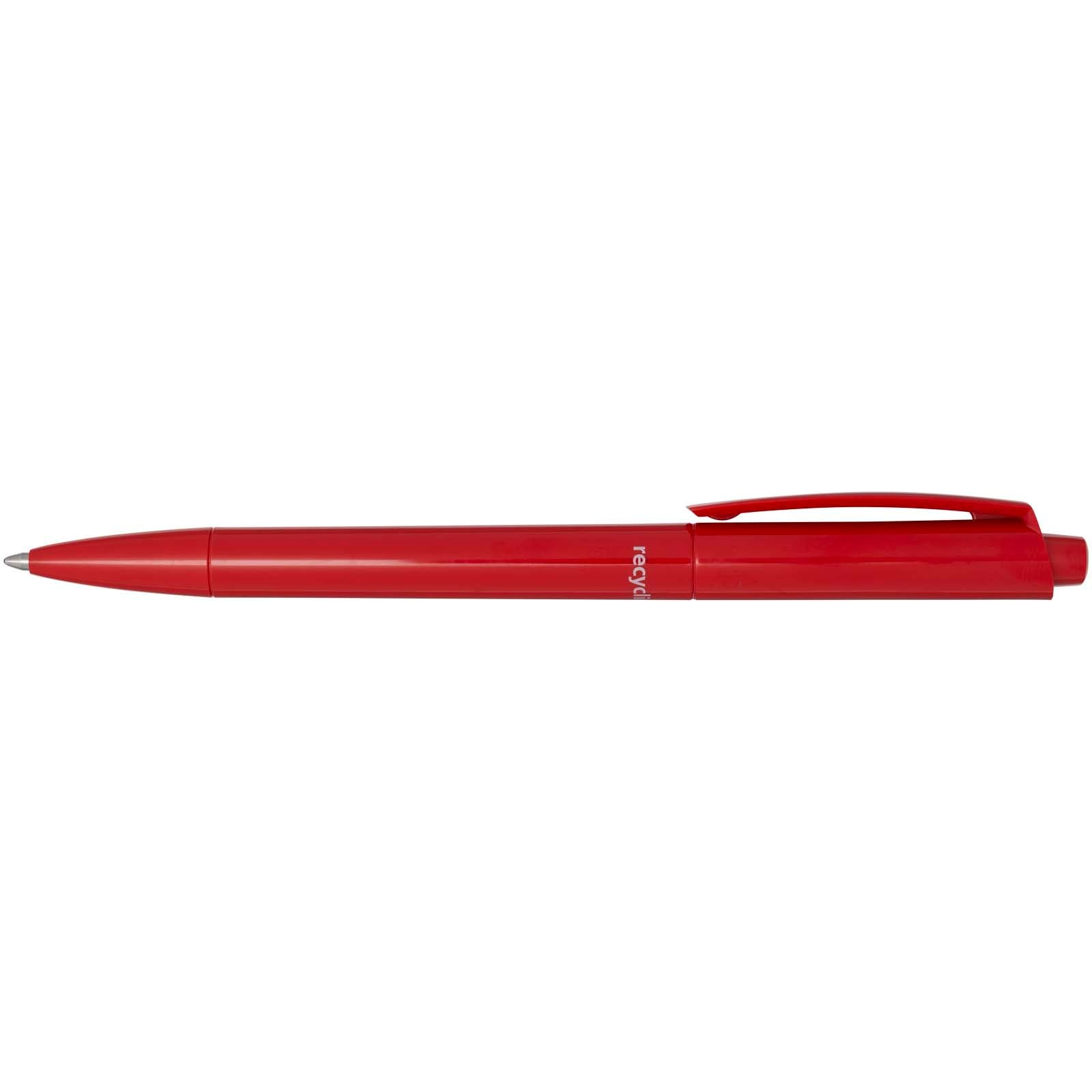 Stylo bille en plastique recyclé Martha (encre bleue) 12