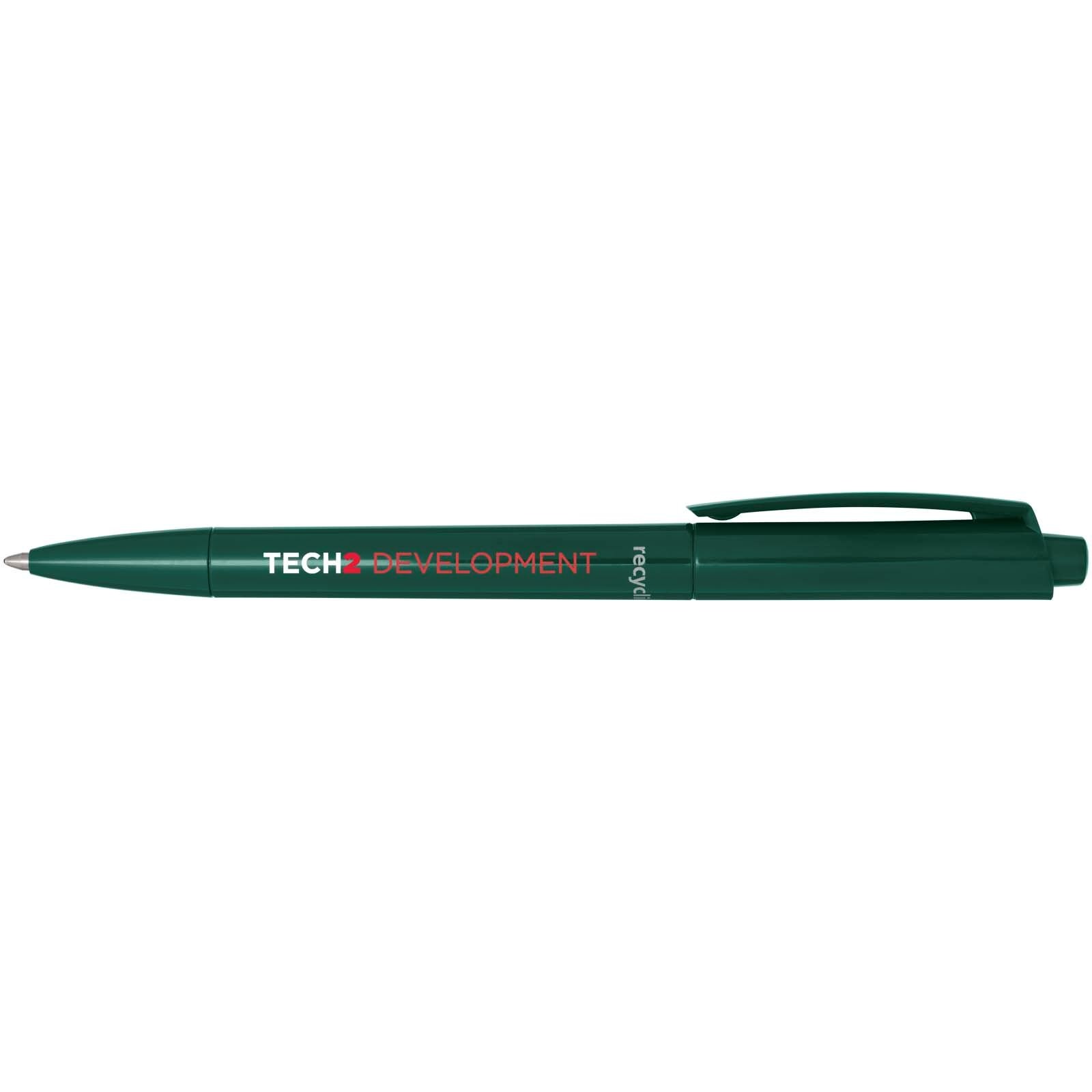 Stylo bille en plastique recyclé Martha (encre bleue) 15