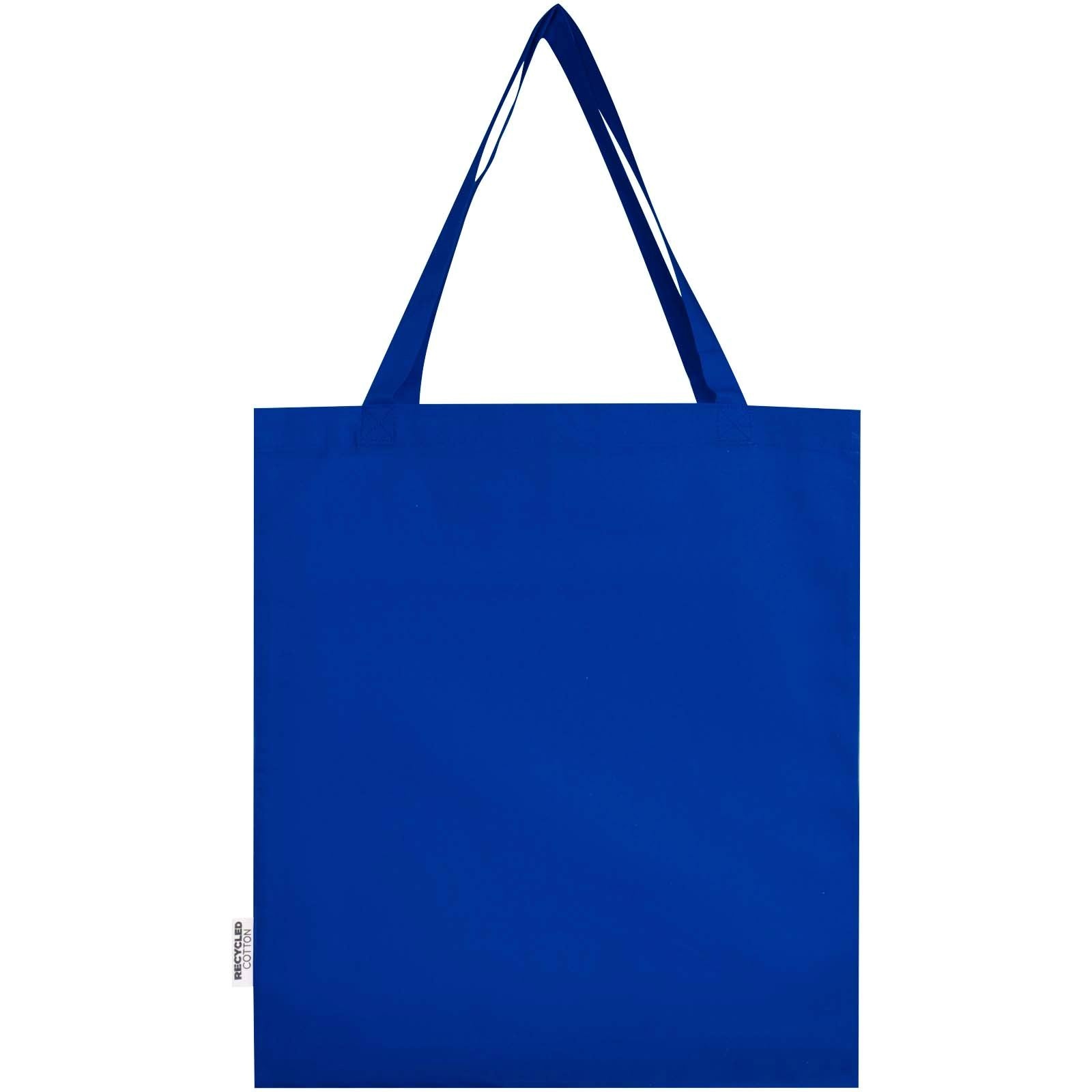 Sac shopping à soufflets Madras en coton recyclé 140 g/m² certifié GRS 12L 24