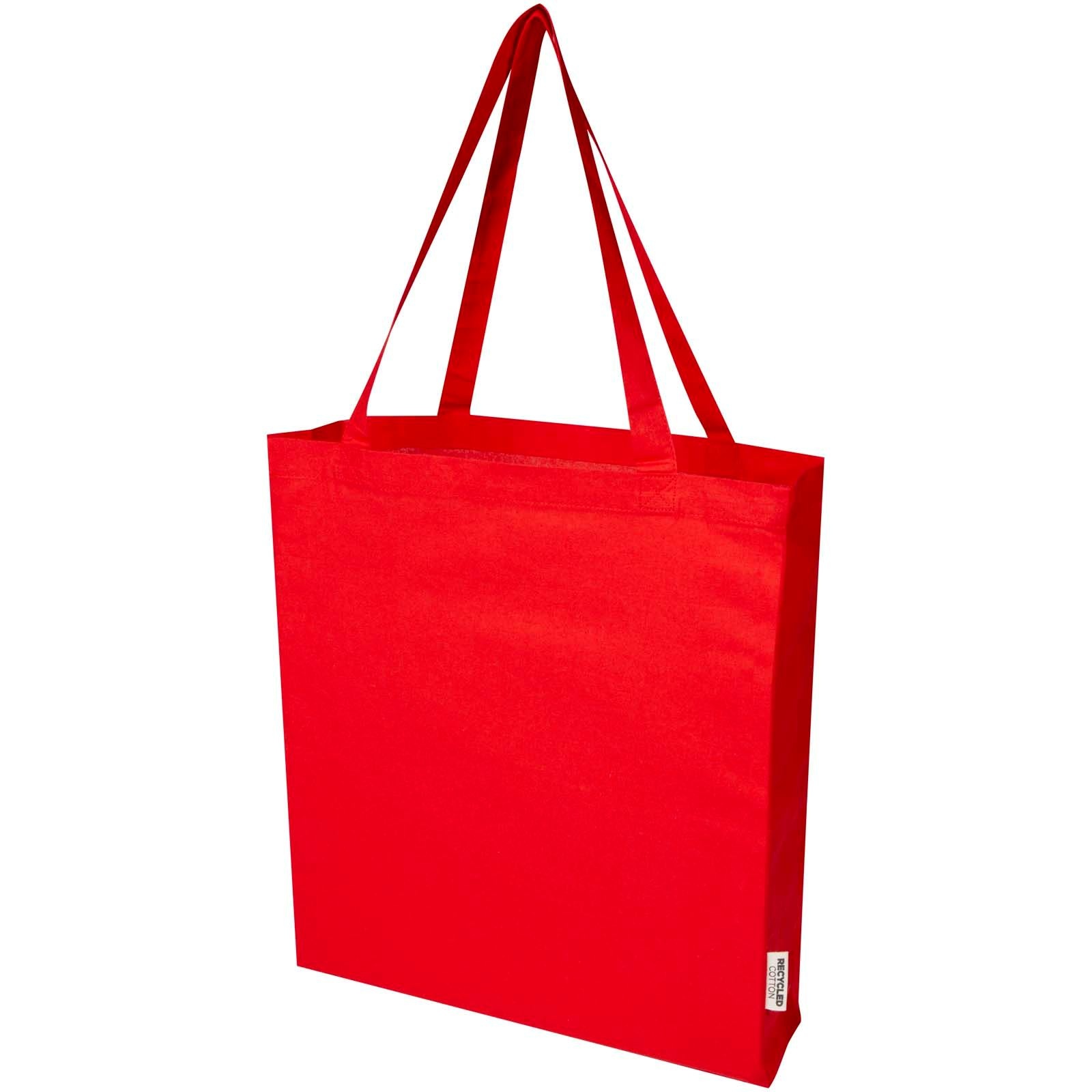Sac shopping à soufflets Madras en coton recyclé 140 g/m² certifié GRS 12L 5
